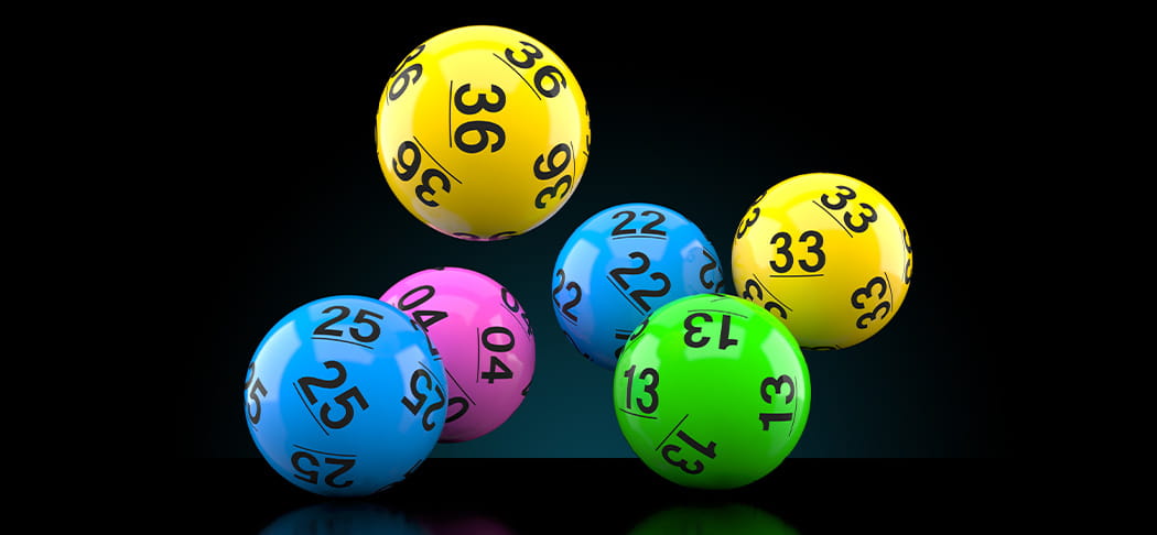 Scattered Bingo Balls