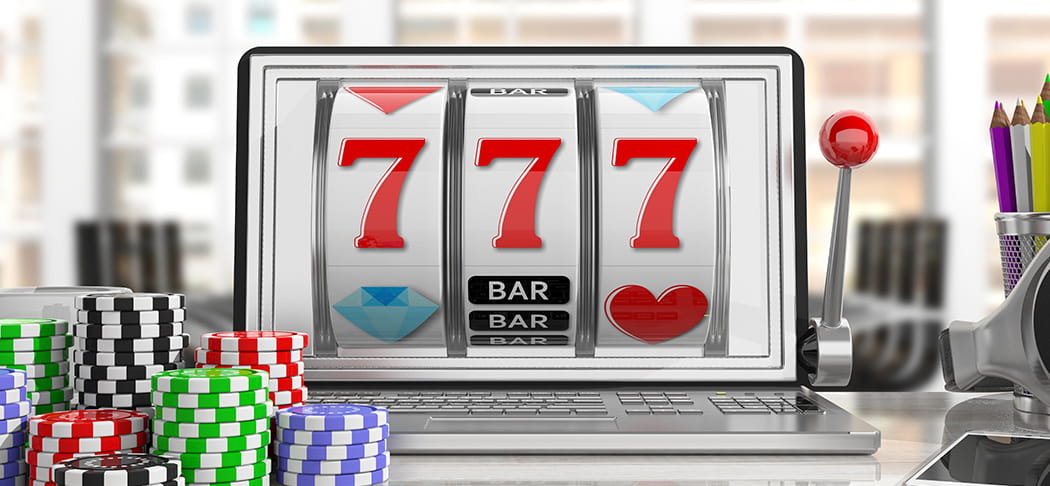 An online slot machine.