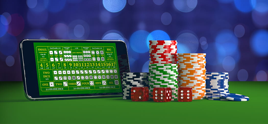 An online baccarat game.