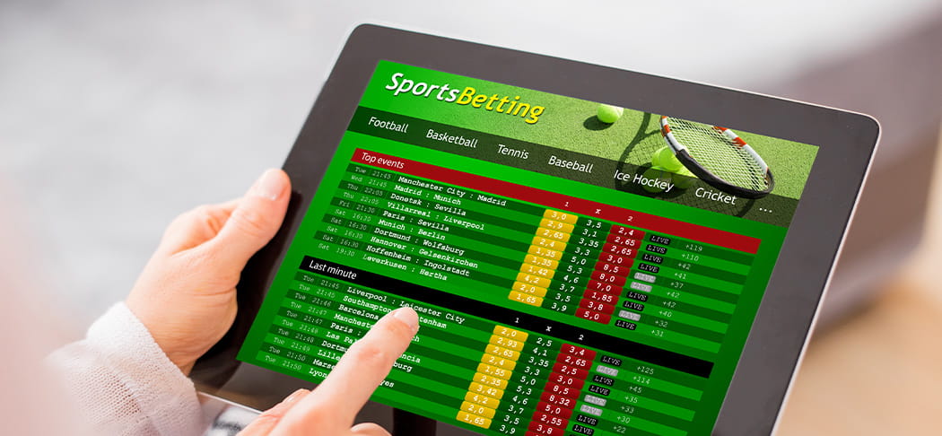 Check Sports Betting on a Tablet